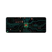 Gamertek Desk Mat 80x30 Cm Circuit Cool Green