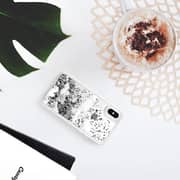 Casetify Glitter Case iPhone Xs/X Silver Clouds Casetify Glitter Case iPhone Xs/X Silver Clouds
