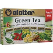 Alattar 6 Flavours Green Tea Bags 36g (Pack of 24pcs)