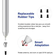 Xstar iPens X1 Capacitive Stylus Pen Replacement For Ipad/iphone/ipad Mini Continuous Work For About 10 Hours And 60 Days - Silver