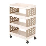 RoyalFord 4 Layer Kitchen Storage Rack Brown/Beige L50XH20XW78cm