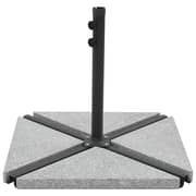 Vidaxl Umbrella Weight Plate Granite 15 Kg Triangular Grey Vidaxl Umbrella Weight Plate Granite 15 Kg Triangular Grey