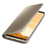 Samsung Clear View Standing Cover Gold For Galaxy S8+ Samsung Clear View Standing Cover Gold For Galaxy S8+