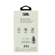 Karl Lagerfeld Liquid Silicone Karl & Choupette Case For Iphone 14 Pro Black