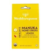 Wedderspoon Organic Manuka Honey Drops Lemon 120g 20'S