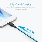 Anker Powerline+II USB C to A 2.0 Cable 6ft Black