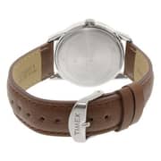 Timex Easy Reader Quartz Brown Leather Watch For Men TW2P75900