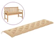 Vidaxl Garden Bench Cushion Beige 200x50x7 Cm Fabric Vidaxl Garden Bench Cushion Beige 200x50x7 Cm Fabric