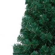 vidaXL Artificial Half Christmas Tree with Stand Green 120 cm PVC vidaXL Artificial Half Christmas Tree with Stand Green 120 cm PVC
