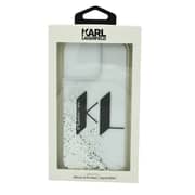 Karl Lagerfeld Liquid Glitter Big Kl Hard Case For Iphone 14 Pro Max Silver Karl Lagerfeld Liquid Glitter Big Kl Hard Case For Iphone 14 Pro Max Silver