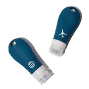 TYPO 142471-05 Silicone Bottle Set Blue Aeroplane