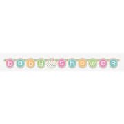 Unique- Pastel Baby Shower Jointed Banner