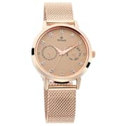 Titan Sparkle Beige Dial Analog Multi Function Watch For Ladies