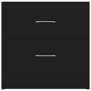 vidaXL Bedside Cabinets 2 pcs Black 40x30x40 cm Engineered Wood vidaXL Bedside Cabinets 2 pcs Black 40x30x40 cm Engineered Wood
