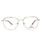Lacoste L3110 714 Square Gold Full Frame Eyeglasses For Unisex
