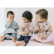 Milk It Baby, MI-BAMBBB003 Bamboo Suction Baby Bowl & Spoon Set, Berry Blue