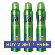 FA Caribbean Lemon Deo 200ml 3pcs FA Caribbean Lemon Deo 200ml 3pcs