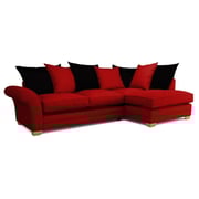 Galaxy Design Elliott Series L Shape Sofa Red Galaxy Design Elliott Series L Shape Sofa Red