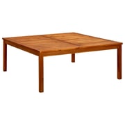 vidaXL Garden Coffee Table 110x110x45 cm Solid Acacia Wood vidaXL Garden Coffee Table 110x110x45 cm Solid Acacia Wood
