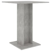 Vidaxl Bistro Table Concrete Grey 60x60x75 Cm Chipboard Vidaxl Bistro Table Concrete Grey 60x60x75 Cm Chipboard