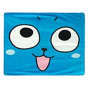 Great Eastern Entertainment Fairy Tail Happy Throw Blanket Great Eastern Entertainment Fairy Tail Happy Throw Blanket