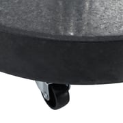 Vidaxl Parasol Base Granite 30 Kg Round Black Vidaxl Parasol Base Granite 30 Kg Round Black