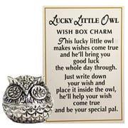 Ganz Lucky Little Owl Wish Box Charm With Story Card! Ganz Lucky Little Owl Wish Box Charm With Story Card!