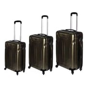 Highflyer Terminator Trolley Luggage Bag Grey 3pc Set TH1609PPC3PC