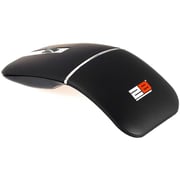 2B Arc Design Wireless Rechargeable Mouse 10m Black and Silver 2B Arc Design Wireless Rechargeable Mouse 10m Black and Silver