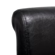 vidaXL Dining Chair Artificial Leather Black Set of 4 vidaXL Dining Chair Artificial Leather Black Set of 4