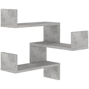 Vidaxl Wall Corner Shelf Concrete Grey 40x40x50 Cm Chipboard Vidaxl Wall Corner Shelf Concrete Grey 40x40x50 Cm Chipboard