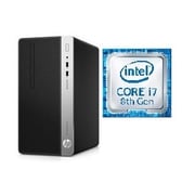 HP ProDesk 400 G6 MicroTower Desktop Core i7-8700 4GB RAM 1TB HDD DOS Black