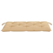 Vidaxl Garden Bench Cushion Beige 100x50x7 Cm Fabric Vidaxl Garden Bench Cushion Beige 100x50x7 Cm Fabric