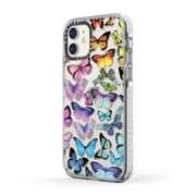Casetify Butterfly Rainbow Impact Case for Iphone 12 Mini - Clear Casetify Butterfly Rainbow Impact Case for Iphone 12 Mini - Clear