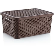 Rattan Storage Box 10 Litre Chocolate Rattan Storage Box 10 Litre Chocolate