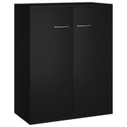 vidaXL Sideboard Black 60x30x75 cm Engineered Wood vidaXL Sideboard Black 60x30x75 cm Engineered Wood