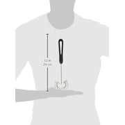 Linden Sweden Flat Wire Whisk - Unique Angled Head Design For Superior Performance - Versatile And Heat-Resistant, Great For Home Or Professional Use - Bpa-Free - Dishwasher-Safe, Black Linden Sweden Flat Wire Whisk - Unique Angled Head Design For Superior Performance - Versatile And Heat-Resistant, Great For Home Or Professional Use - Bpa-Free - Dishwasher-Safe, Black