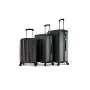 Para John Lightweight 3-pieces Abs Hard Side Travel Luggage Trolley Bag Set With Lock For Unisex Hard Shell Strong Para John Lightweight 3-pieces Abs Hard Side Travel Luggage Trolley Bag Set With Lock For Unisex Hard Shell Strong