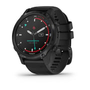 Garmin Descent Mk2s, Smaller-sized Watch-style Dive Computer, Multisport Training/smart Features, Carbon Grey Dlc With Black Silicone Band, (010-02403-04)