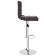 Vidaxl Bar Stool Brown Faux Leather Vidaxl Bar Stool Brown Faux Leather