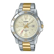 Casio Enticer Two Tone Stainless Steel Men Watch MTP-VD01SG-9VDF