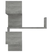 Vidaxl Wall Corner Shelves 2 Pcs Grey Sonoma 40x40x50 Cm Engineered Wood Vidaxl Wall Corner Shelves 2 Pcs Grey Sonoma 40x40x50 Cm Engineered Wood