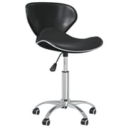 Vidaxl Swivel Dining Chairs 2 Pcs Black Faux Leather Vidaxl Swivel Dining Chairs 2 Pcs Black Faux Leather