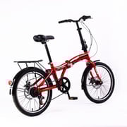Vego Fold Folding Bike 6 Speed 20 Inch - Red Vego Fold Folding Bike 6 Speed 20 Inch - Red