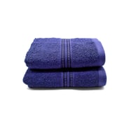 Rahalife 100% Cotton|2-piece Hand Towel Set 40x70 Cm|blue|classic Collection Rahalife 100% Cotton|2-piece Hand Towel Set 40x70 Cm|blue|classic Collection