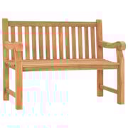 Vidaxl Garden Bench 114 Cm Solid Teak Wood Vidaxl Garden Bench 114 Cm Solid Teak Wood