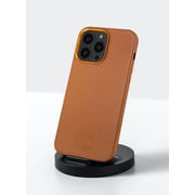 Santa Barbara Polo & Racquet Club Edith Series Genuine leather Protective Phone case for iPhone 14 ProMax- Brown