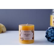 Premier Coconut Bay Pillar Candle Yellow D7xh8cm