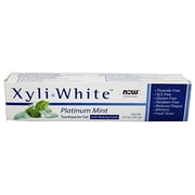 NOW Solutions Xyli White Toothpaste Gel with Baking Soda Platinum Mint - 6.4 oz NOW Solutions Xyli White Toothpaste Gel with Baking Soda Platinum Mint - 6.4 oz