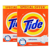 Tide Original Semi-automatic Washing Machine 2.5kg X 2 Concentrated - Tide's Best Whiteness In 1 Scoop